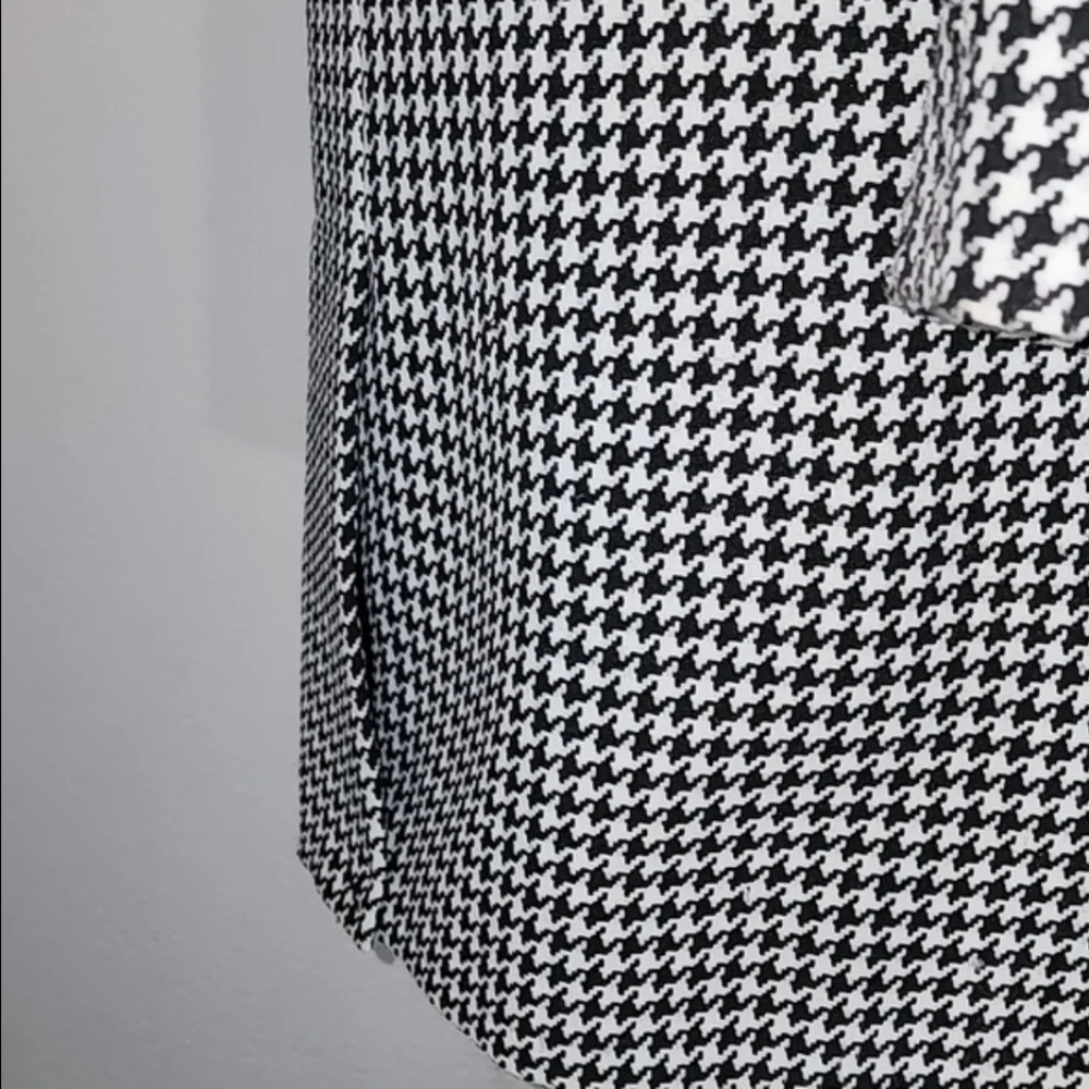 Isabella Suits Coat Houndstooth Black Plus Size 14